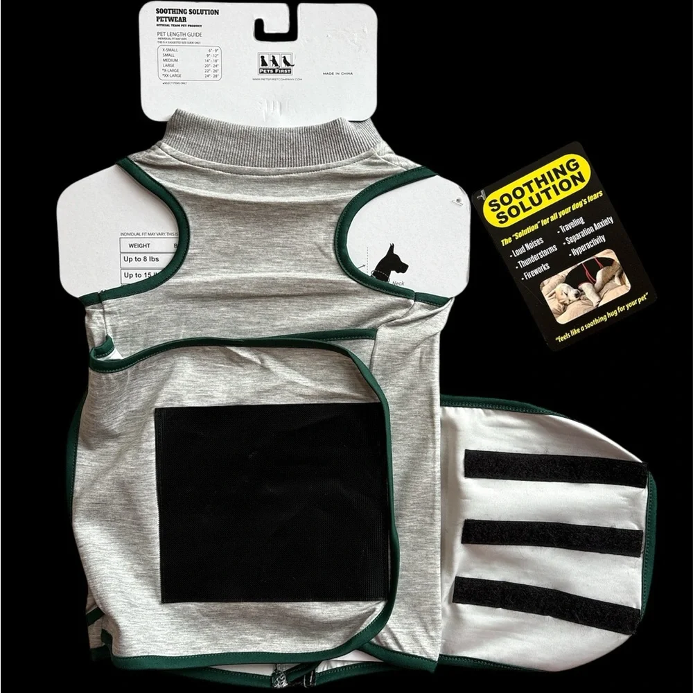 Michigan State Petwear Anti Anxiety Dog Cat Comfort Size SMALL Machine Washable